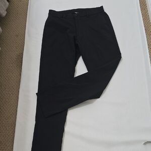 Uniqlo×theory Men's Black Slim Fit Dress Pants S